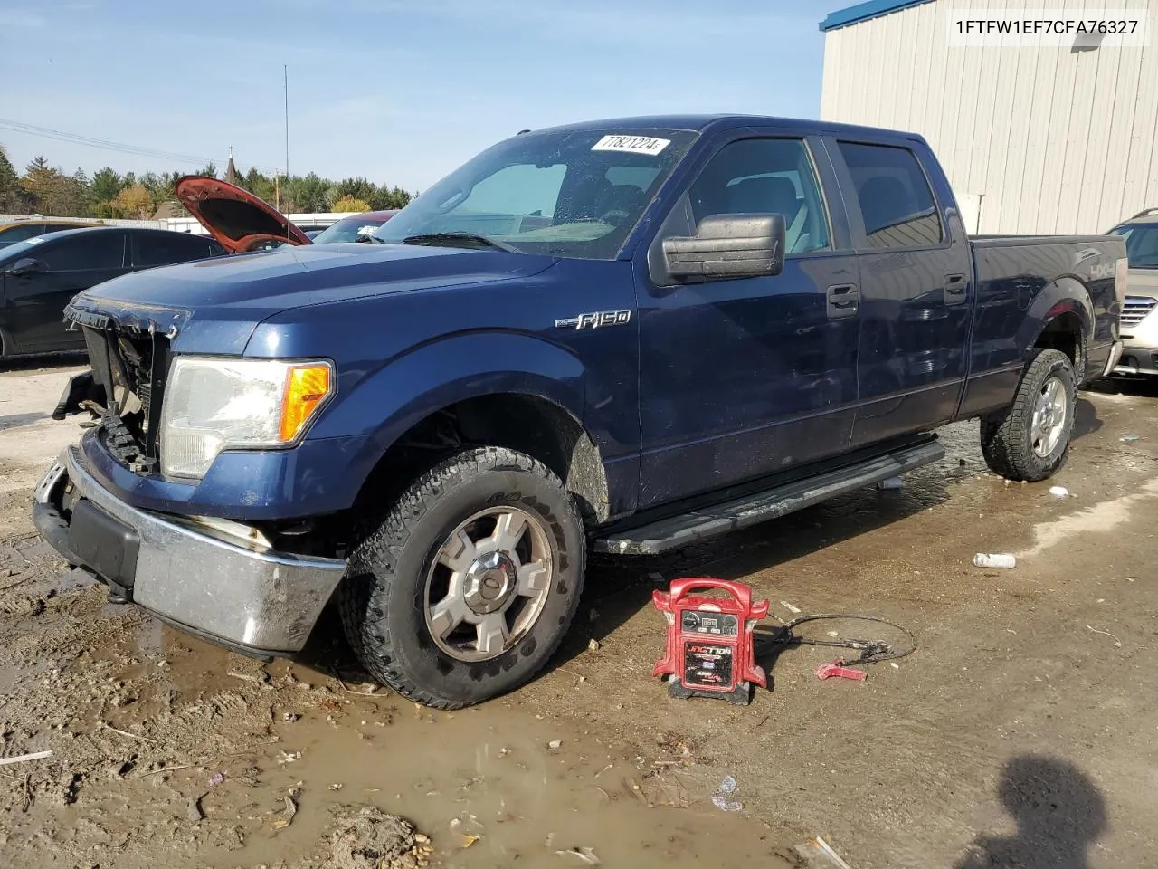 1FTFW1EF7CFA76327 2012 Ford F150 Supercrew