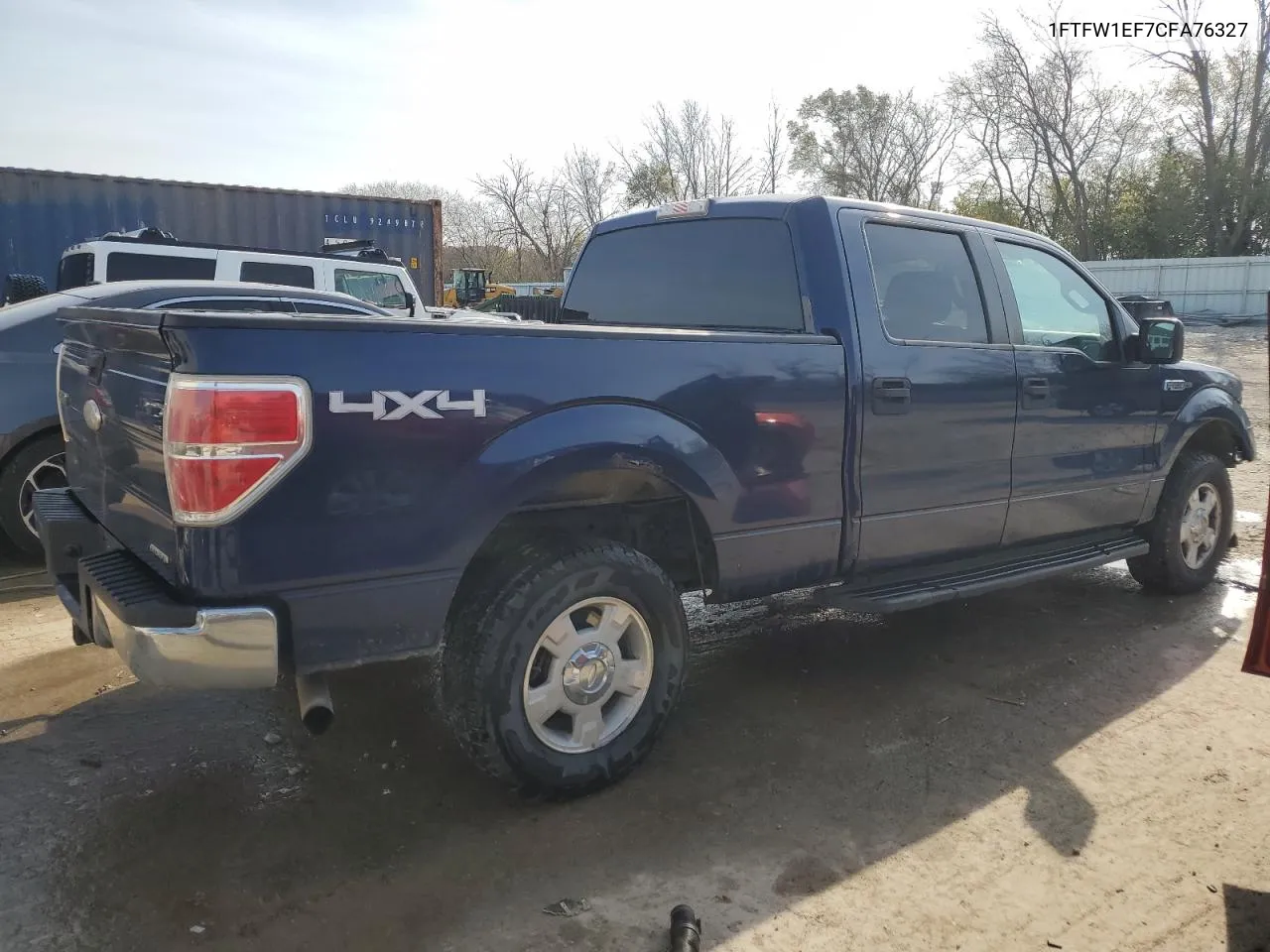 1FTFW1EF7CFA76327 2012 Ford F150 Supercrew