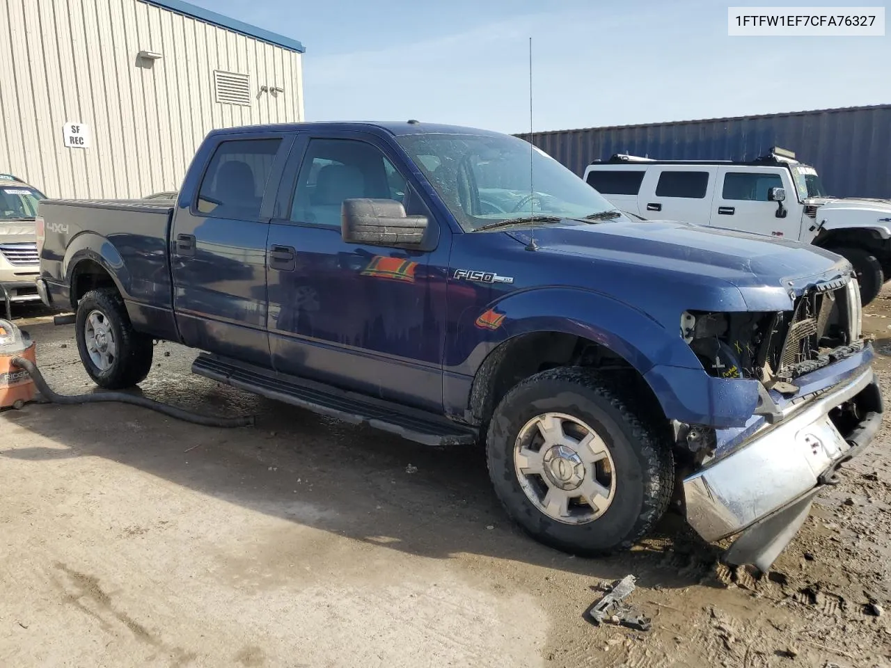 1FTFW1EF7CFA76327 2012 Ford F150 Supercrew