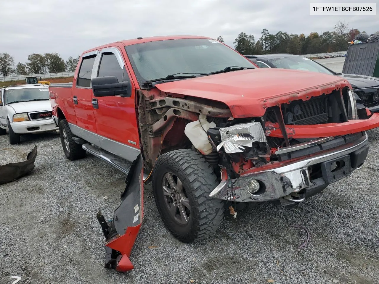 2012 Ford F150 Supercrew VIN: 1FTFW1ET8CFB07526 Lot: 77937704