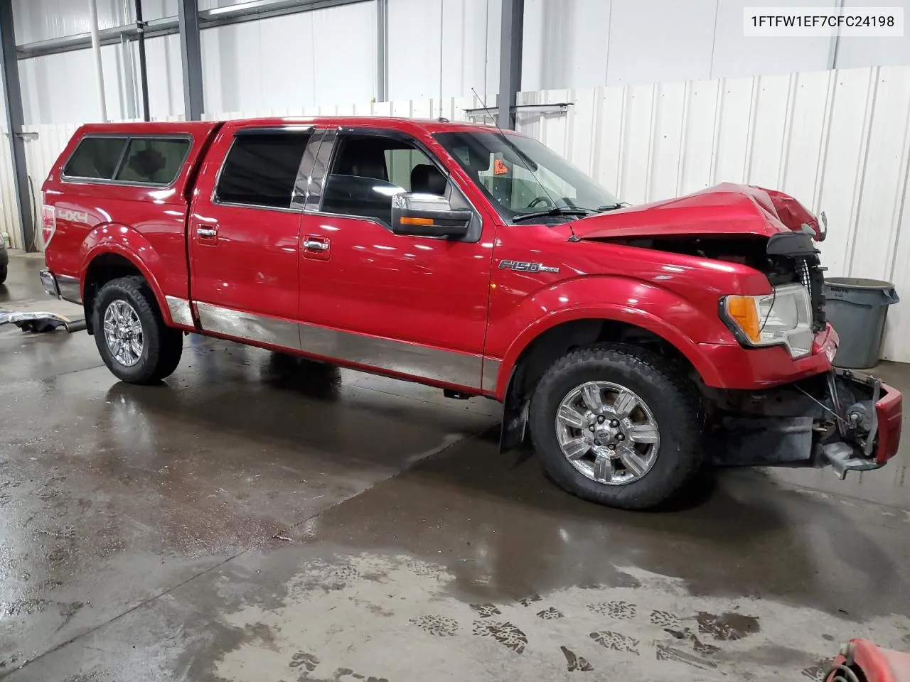 2012 Ford F150 Supercrew VIN: 1FTFW1EF7CFC24198 Lot: 78031194