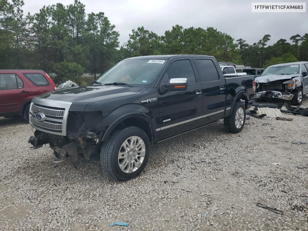 2012 Ford F150 Supercrew VIN: 1FTFW1ET1CFA94683 Lot: 78087554