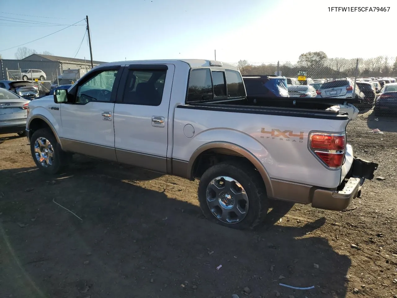 2012 Ford F150 Supercrew VIN: 1FTFW1EF5CFA79467 Lot: 78140344