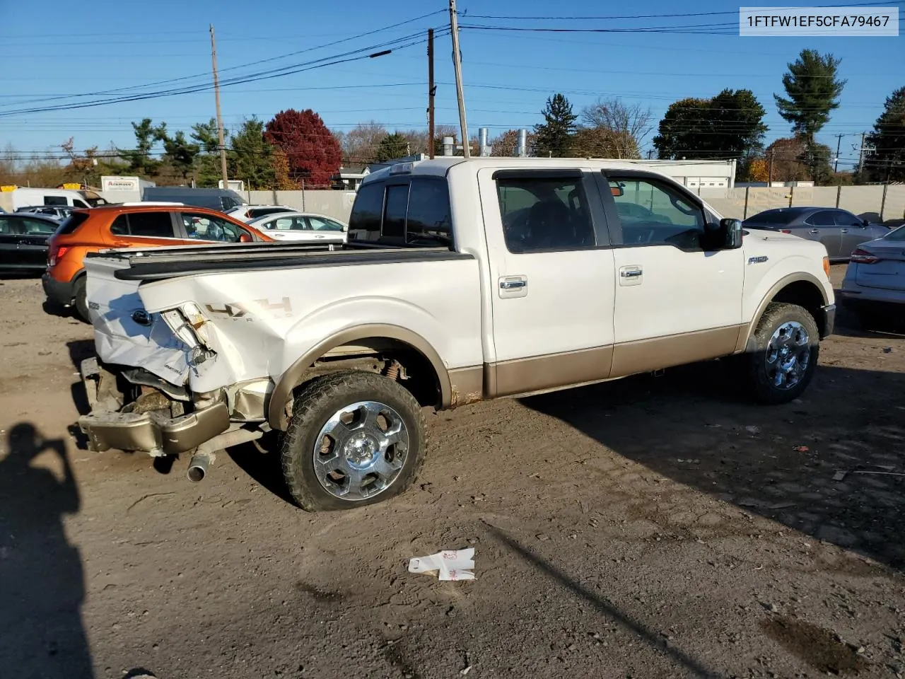 2012 Ford F150 Supercrew VIN: 1FTFW1EF5CFA79467 Lot: 78140344