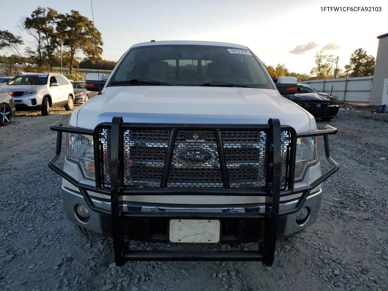 2012 Ford F150 Supercrew VIN: 1FTFW1CF6CFA92103 Lot: 78151474