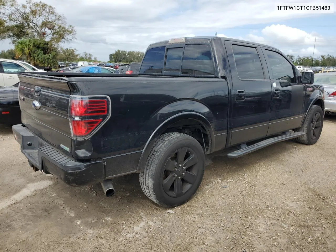 2012 Ford F150 Supercrew VIN: 1FTFW1CT1CFB51483 Lot: 78205644