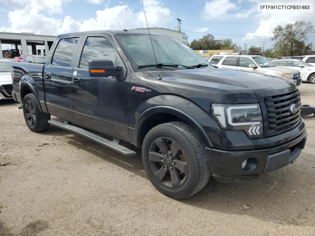 1FTFW1CT1CFB51483 2012 Ford F150 Supercrew