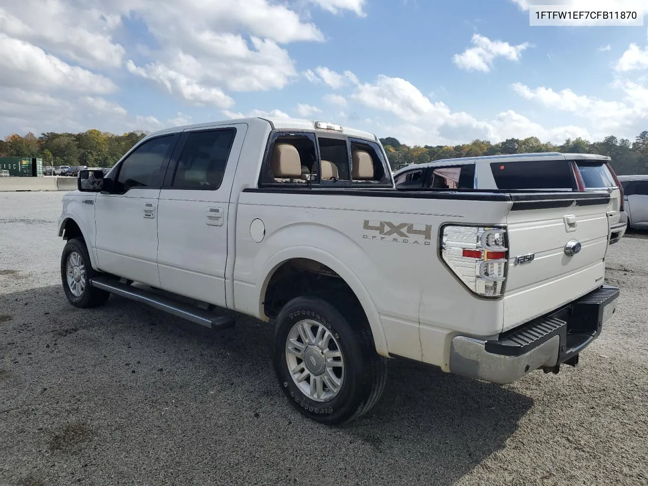 2012 Ford F150 Supercrew VIN: 1FTFW1EF7CFB11870 Lot: 79294974