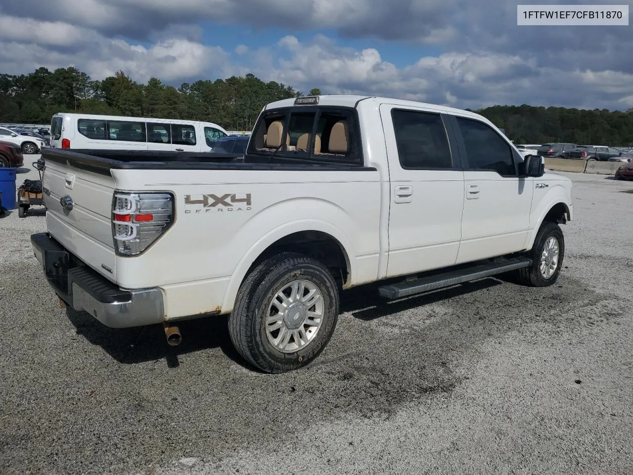 2012 Ford F150 Supercrew VIN: 1FTFW1EF7CFB11870 Lot: 79294974