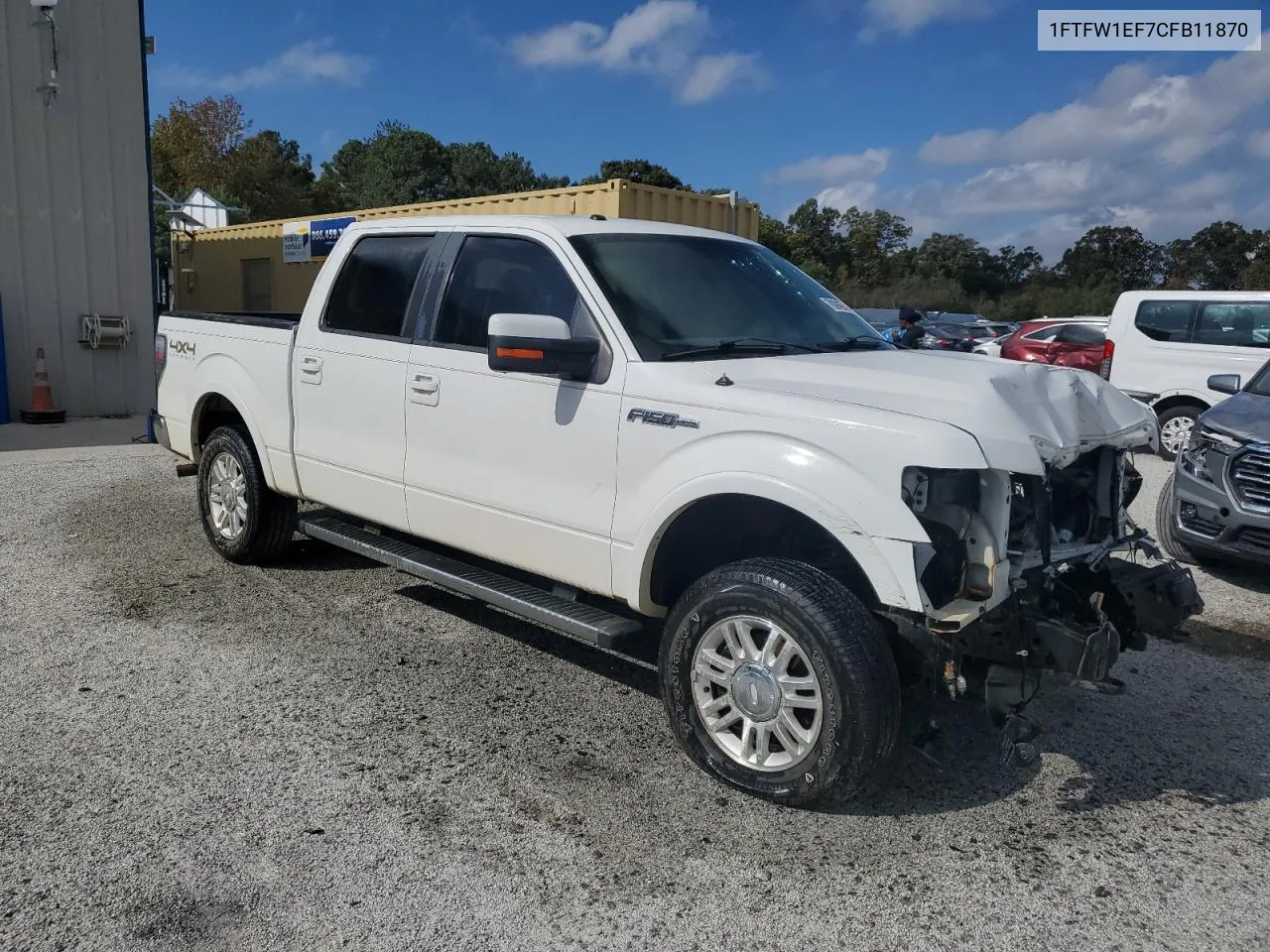 2012 Ford F150 Supercrew VIN: 1FTFW1EF7CFB11870 Lot: 79294974