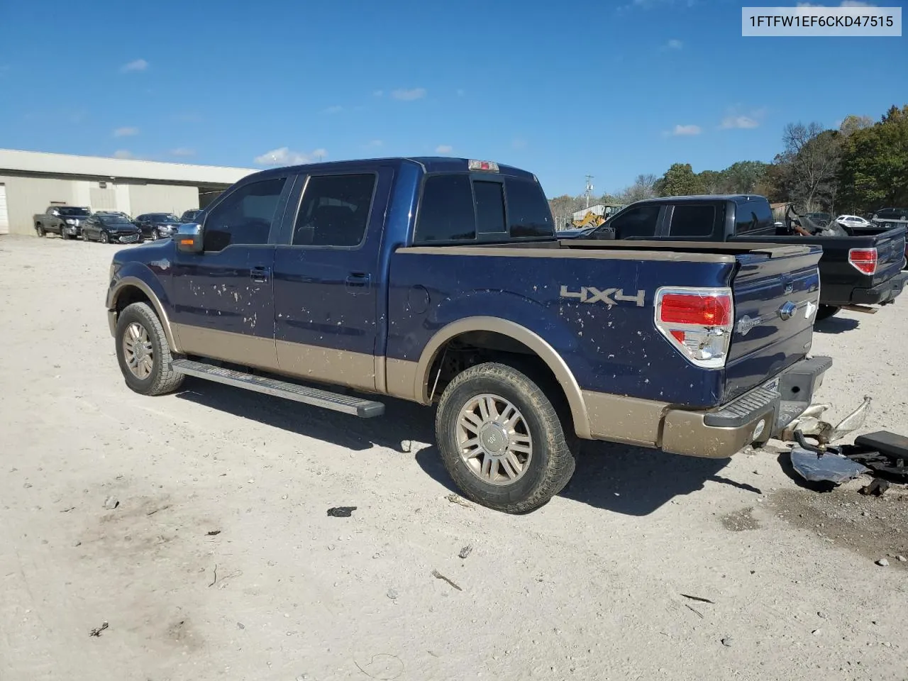 2012 Ford F150 Supercrew VIN: 1FTFW1EF6CKD47515 Lot: 79336054