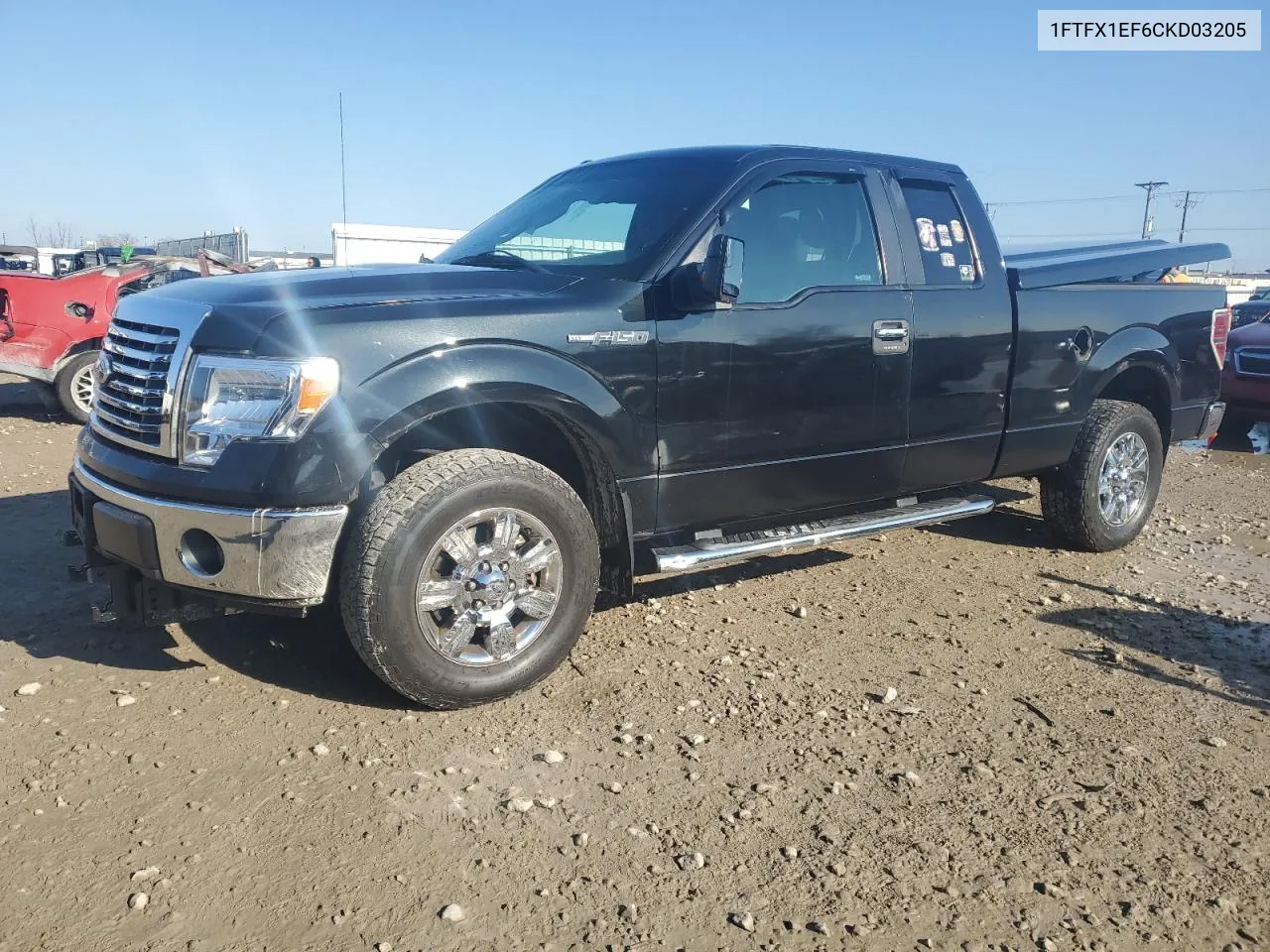 2012 Ford F150 Super Cab VIN: 1FTFX1EF6CKD03205 Lot: 79404154