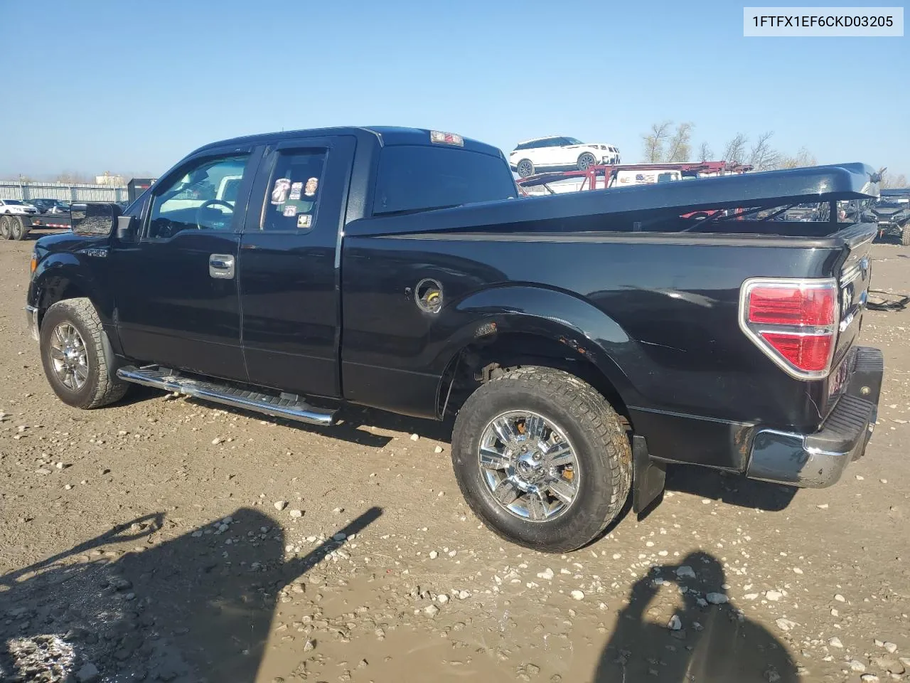 2012 Ford F150 Super Cab VIN: 1FTFX1EF6CKD03205 Lot: 79404154