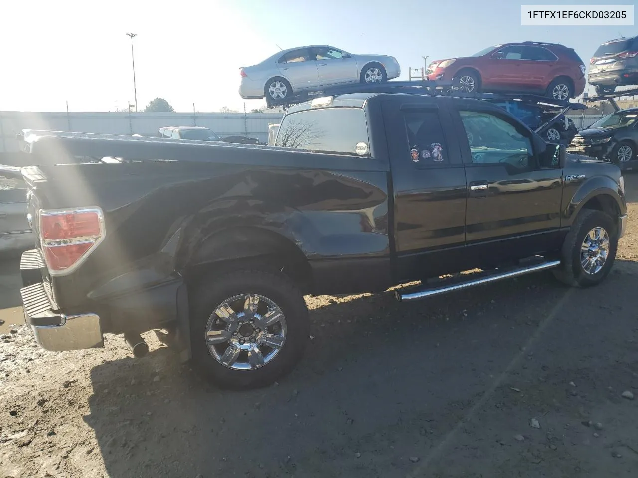 2012 Ford F150 Super Cab VIN: 1FTFX1EF6CKD03205 Lot: 79404154