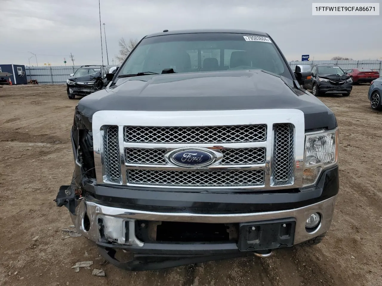 2012 Ford F150 Supercrew VIN: 1FTFW1ET9CFA86671 Lot: 79503604