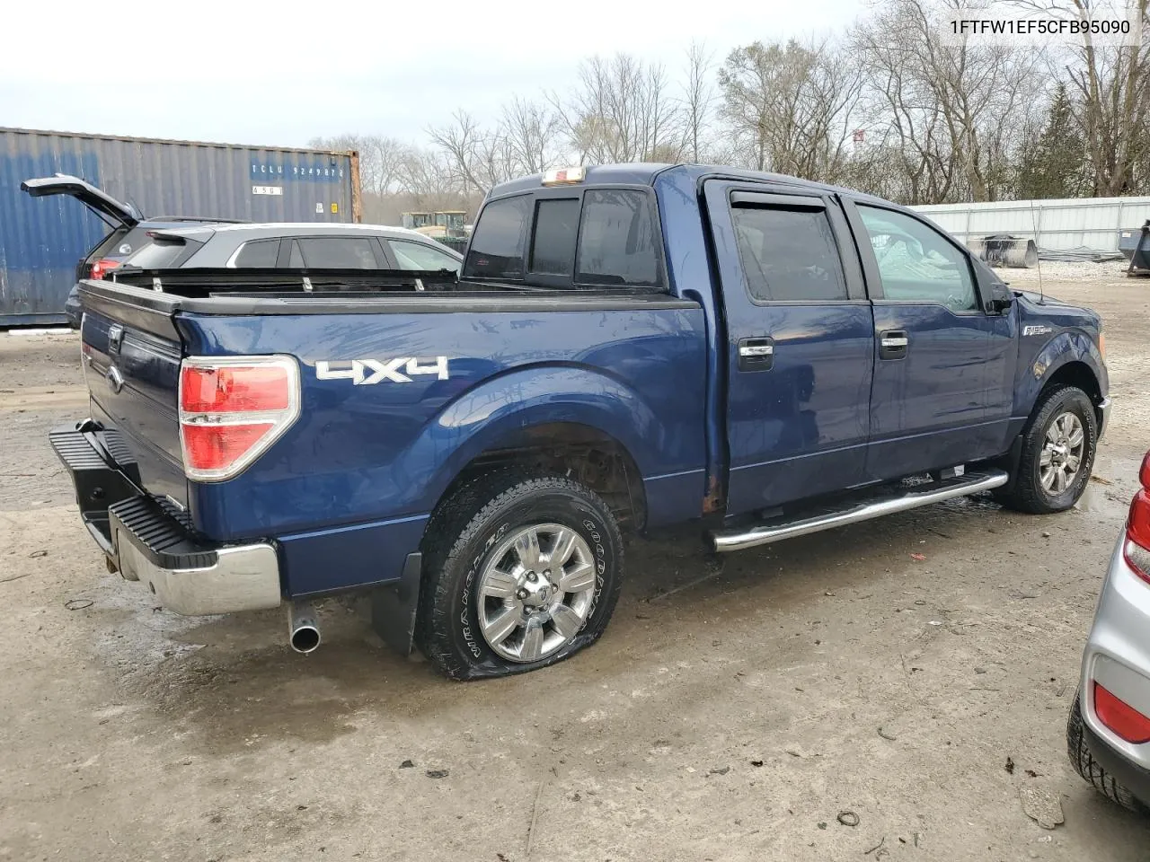 2012 Ford F150 Supercrew VIN: 1FTFW1EF5CFB95090 Lot: 80079264