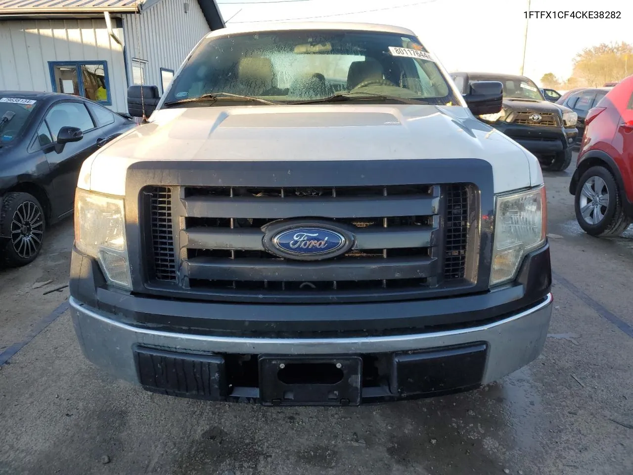 2012 Ford F150 Super Cab VIN: 1FTFX1CF4CKE38282 Lot: 80117644