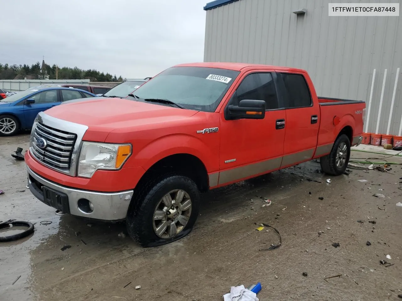 1FTFW1ET0CFA87448 2012 Ford F150 Supercrew