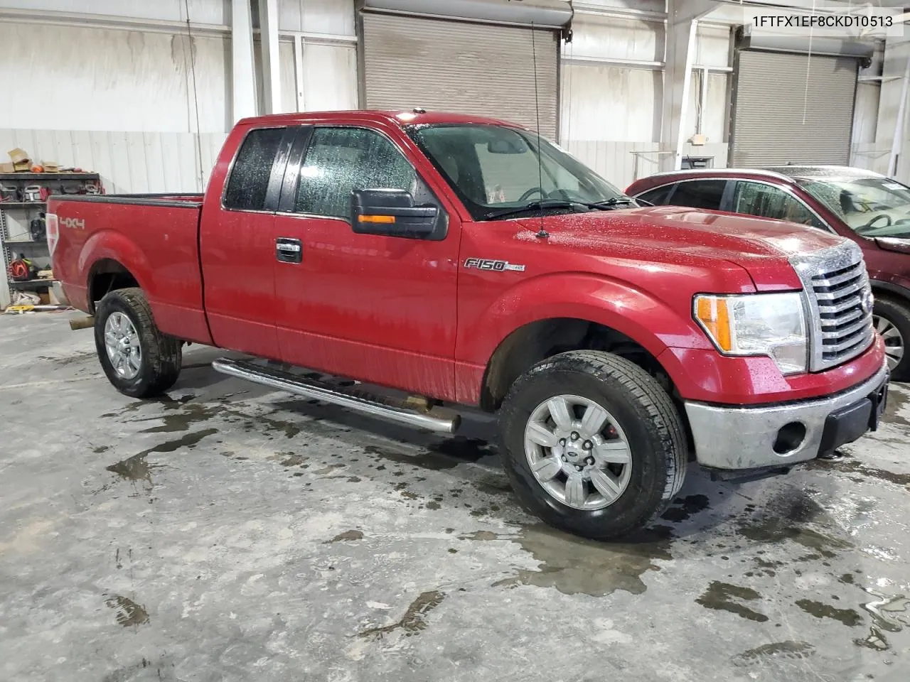 2012 Ford F150 Super Cab VIN: 1FTFX1EF8CKD10513 Lot: 80433534