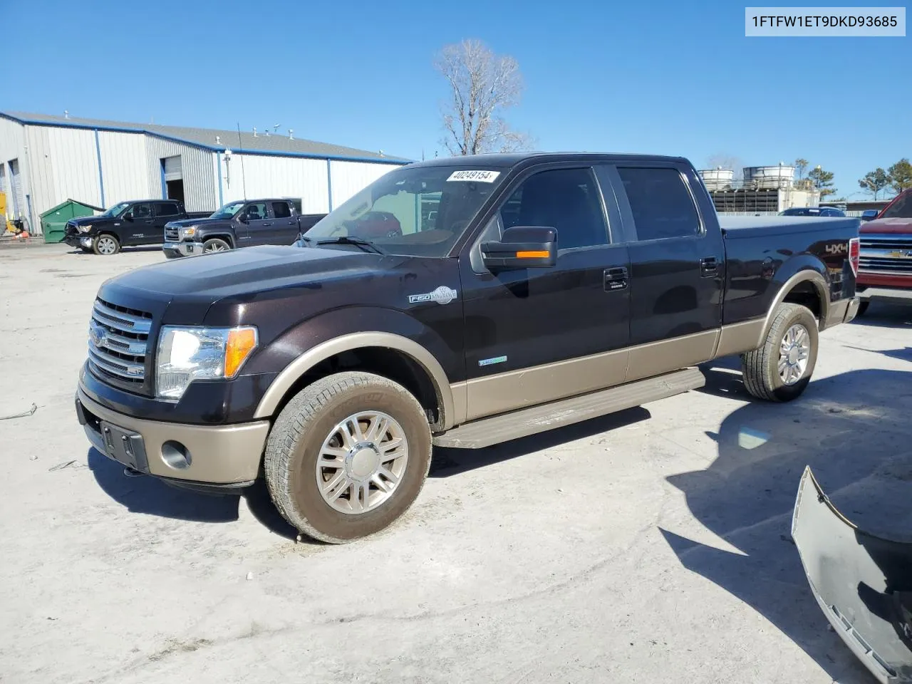 2013 Ford F150 Supercrew VIN: 1FTFW1ET9DKD93685 Lot: 40249154