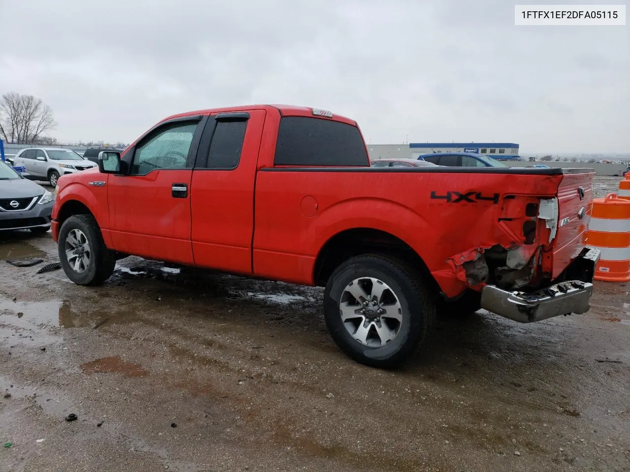 2013 Ford F150 Super Cab VIN: 1FTFX1EF2DFA05115 Lot: 46309844