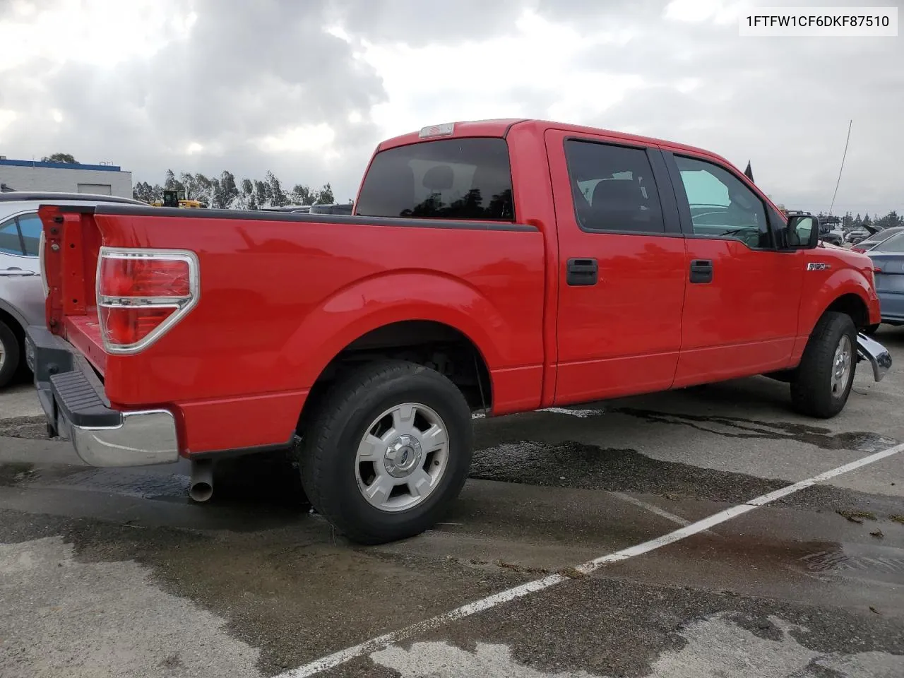 1FTFW1CF6DKF87510 2013 Ford F150 Supercrew