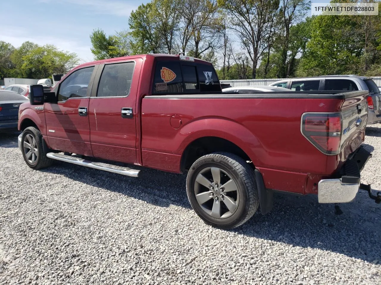 2013 Ford F150 Supercrew VIN: 1FTFW1ET1DFB28803 Lot: 49925594