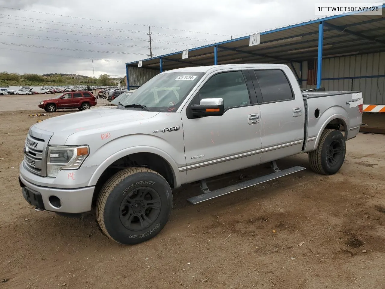 1FTFW1ET5DFA72428 2013 Ford F150 Supercrew