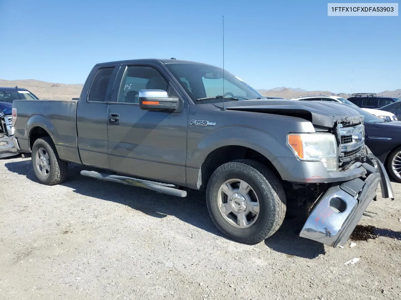 2013 Ford F150 Super Cab VIN: 1FTFX1CFXDFA53903 Lot: 53678144