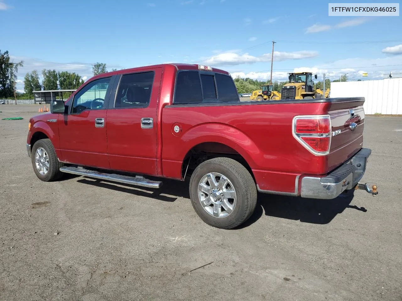 2013 Ford F150 Supercrew VIN: 1FTFW1CFXDKG46025 Lot: 54164534