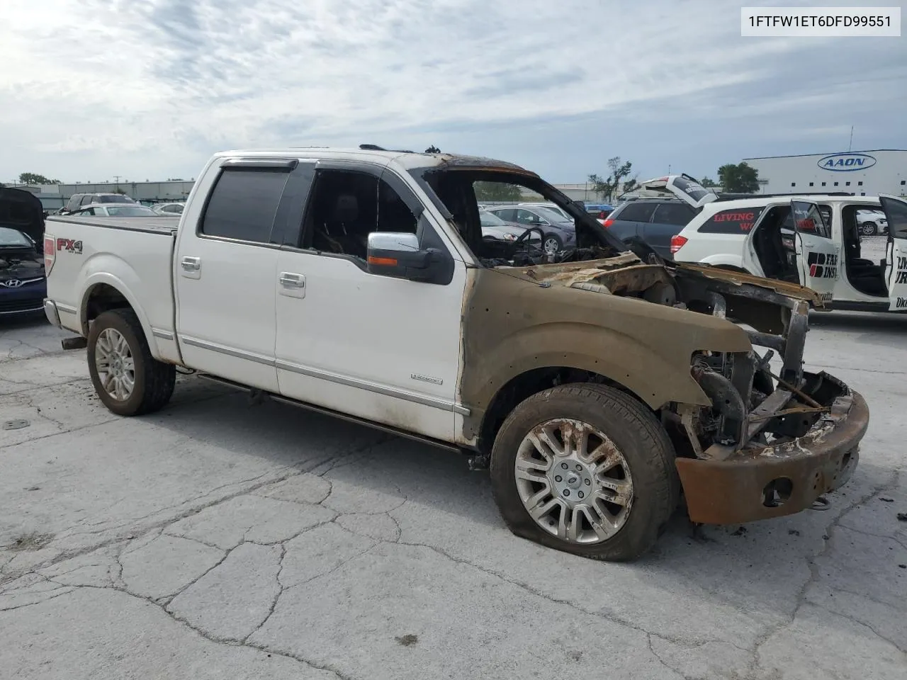 2013 Ford F150 Supercrew VIN: 1FTFW1ET6DFD99551 Lot: 55314094