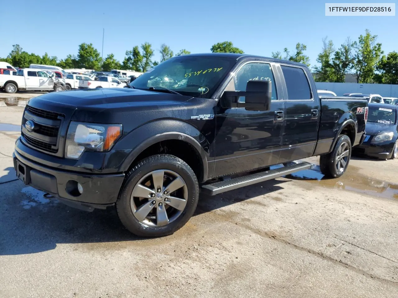 2013 Ford F150 Supercrew VIN: 1FTFW1EF9DFD28516 Lot: 55340734