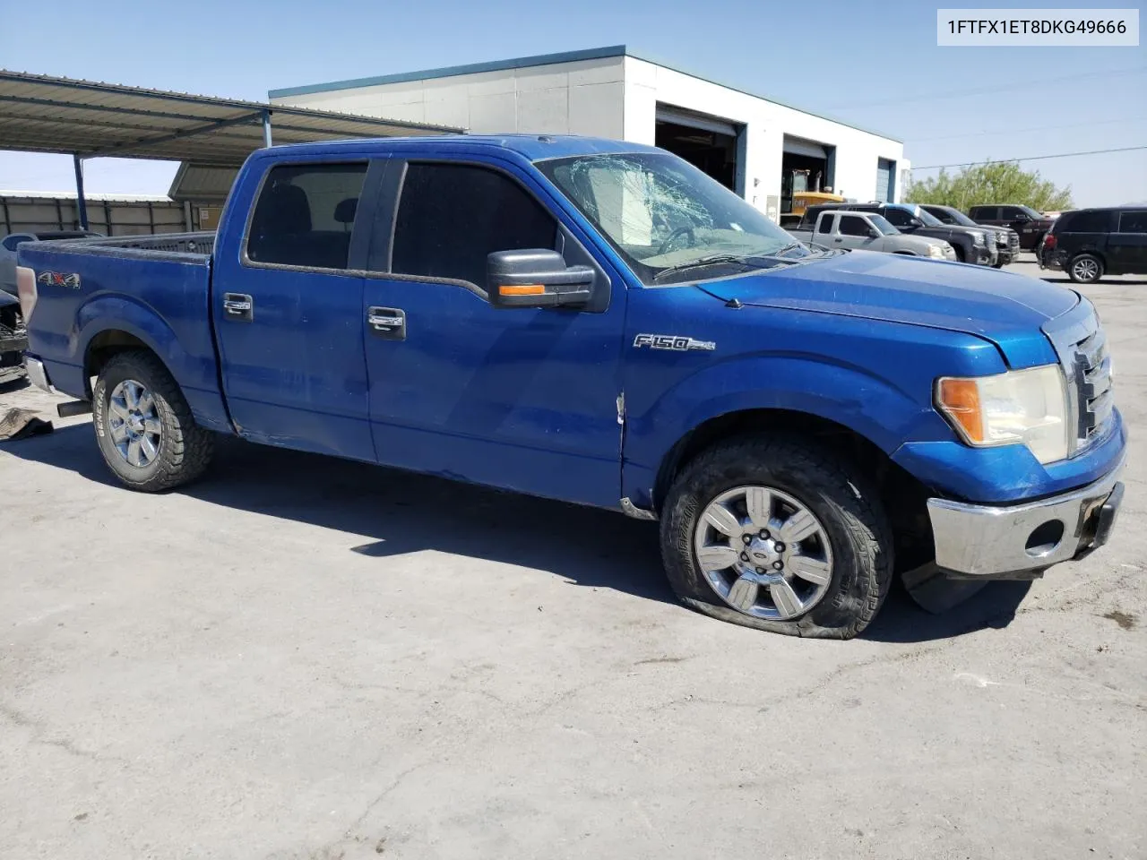 2013 Ford F150 Super Cab VIN: 1FTFX1ET8DKG49666 Lot: 56285754