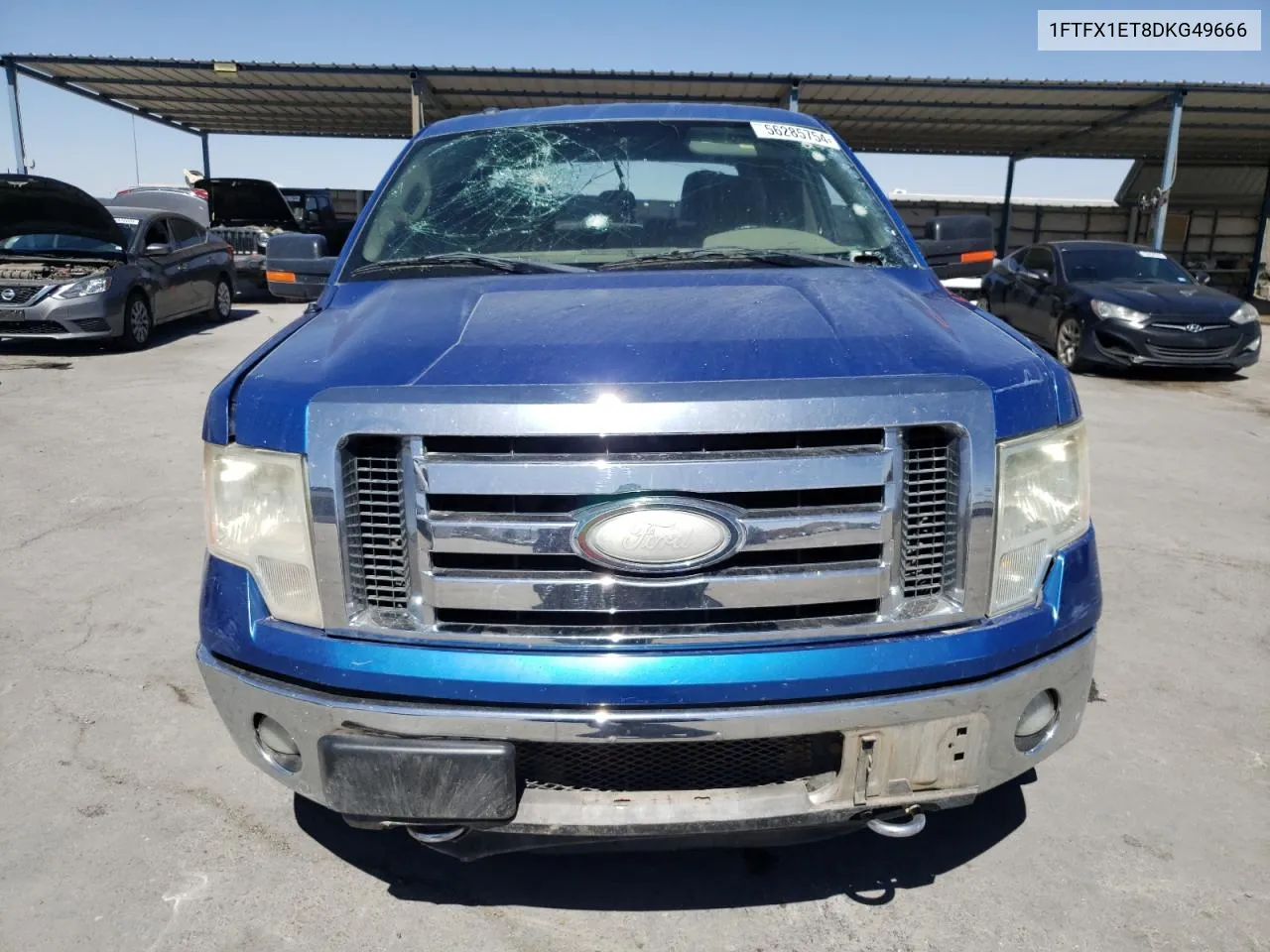 1FTFX1ET8DKG49666 2013 Ford F150 Super Cab