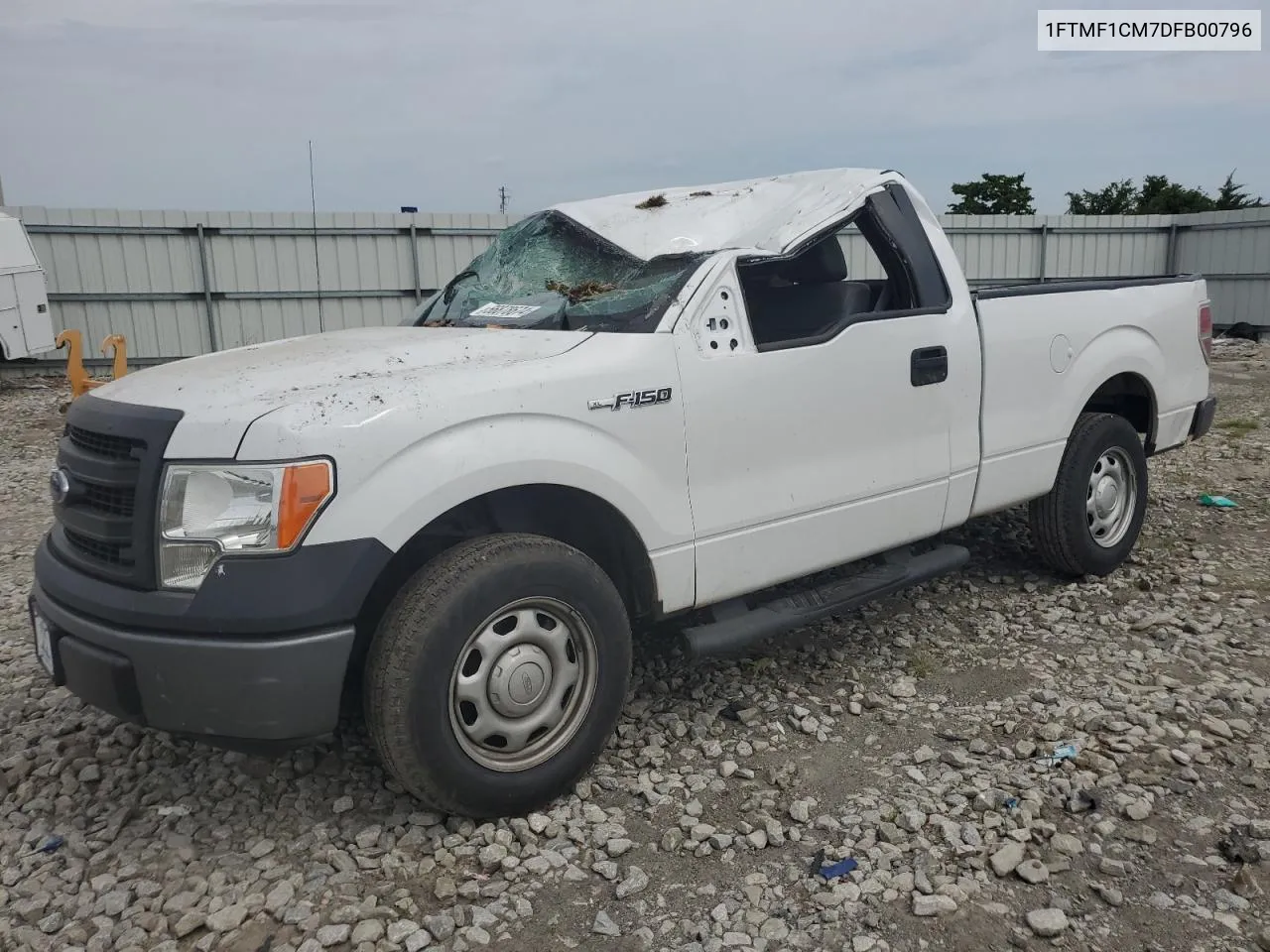 2013 Ford F150 VIN: 1FTMF1CM7DFB00796 Lot: 56878674