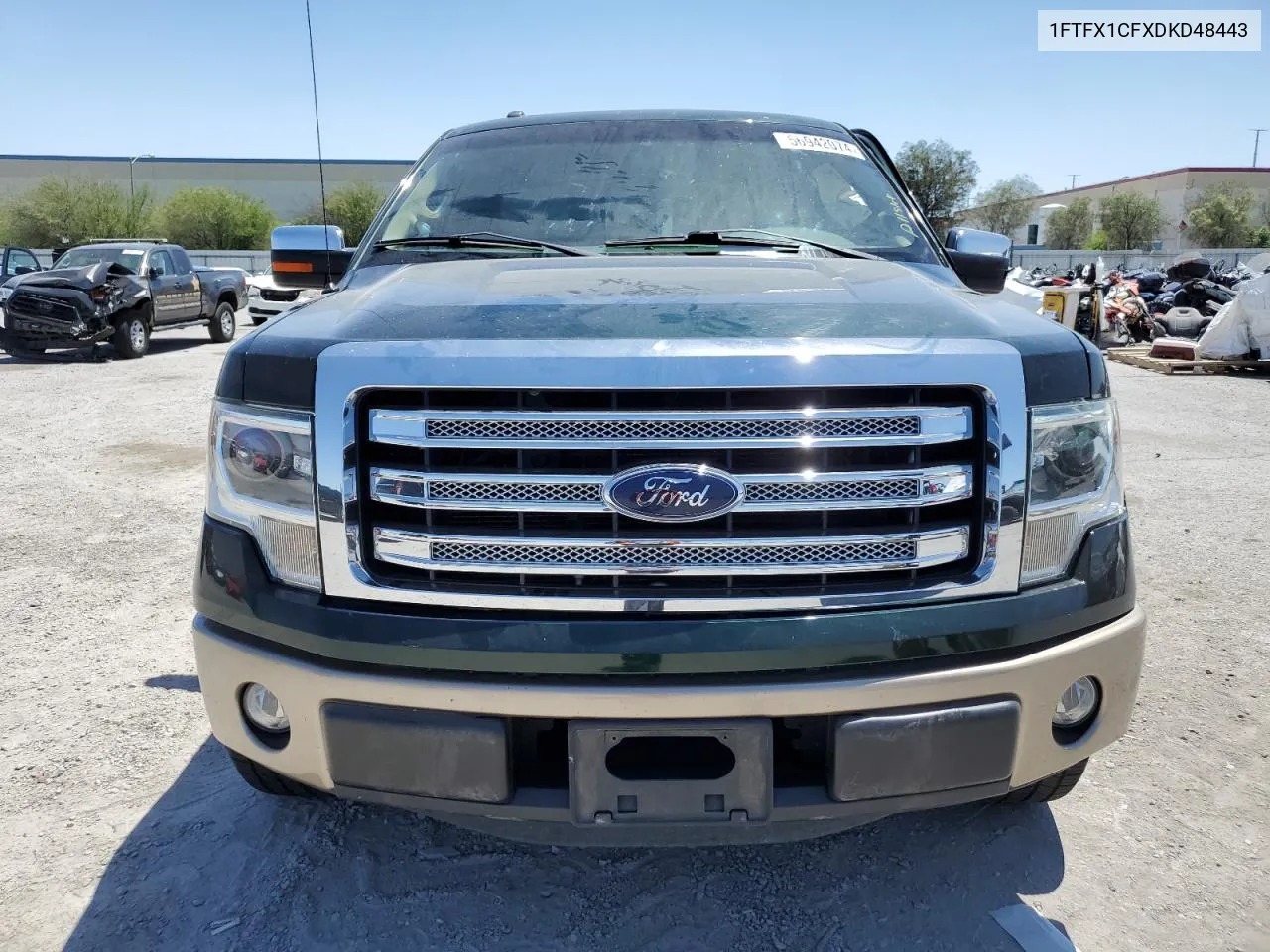 1FTFX1CFXDKD48443 2013 Ford F150 Super Cab