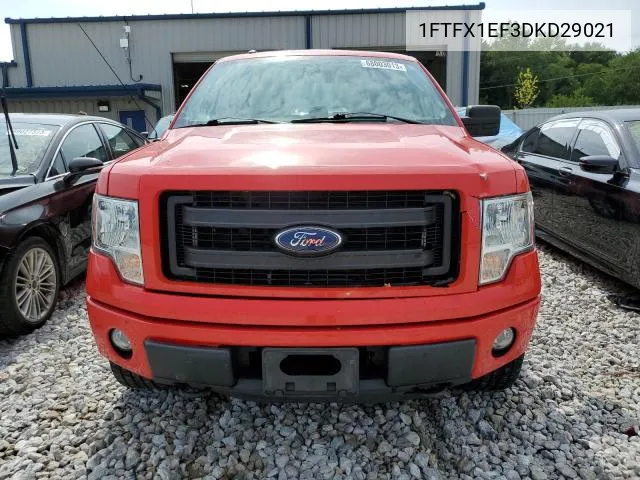 1FTFX1EF3DKD29021 2013 Ford F150 Super Cab