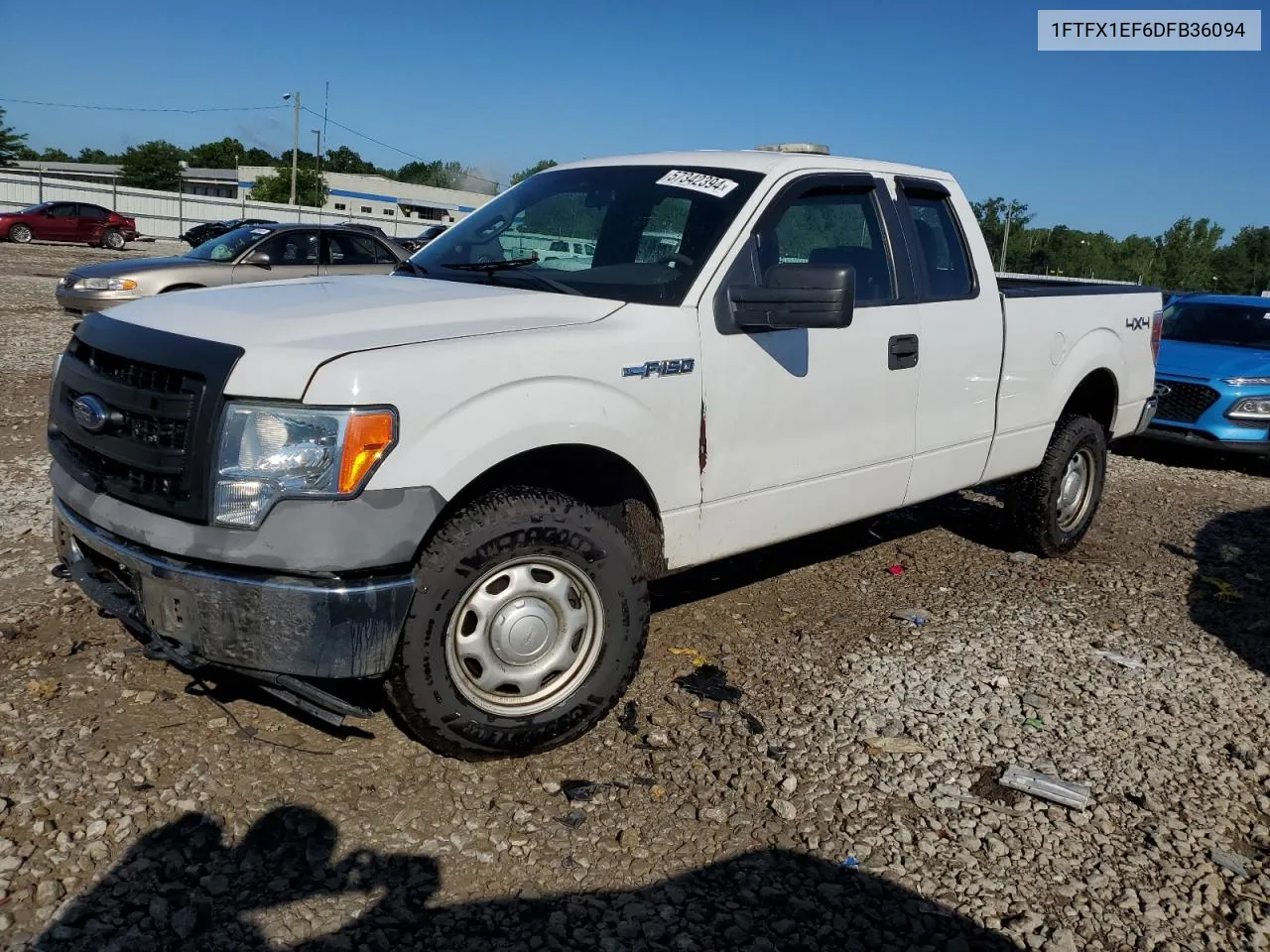 1FTFX1EF6DFB36094 2013 Ford F150 Super Cab