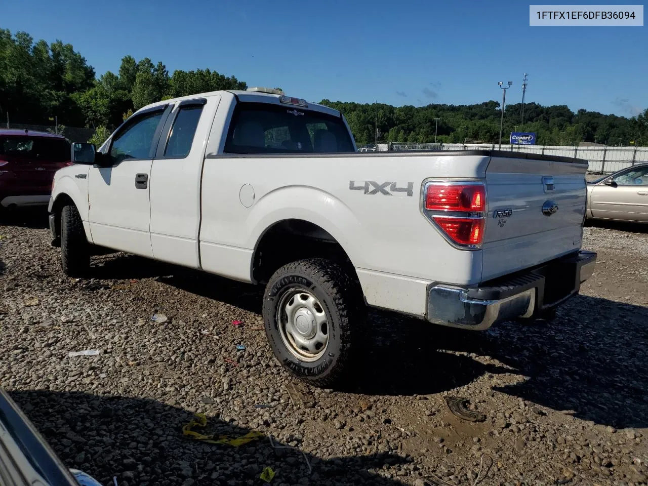 2013 Ford F150 Super Cab VIN: 1FTFX1EF6DFB36094 Lot: 57342394