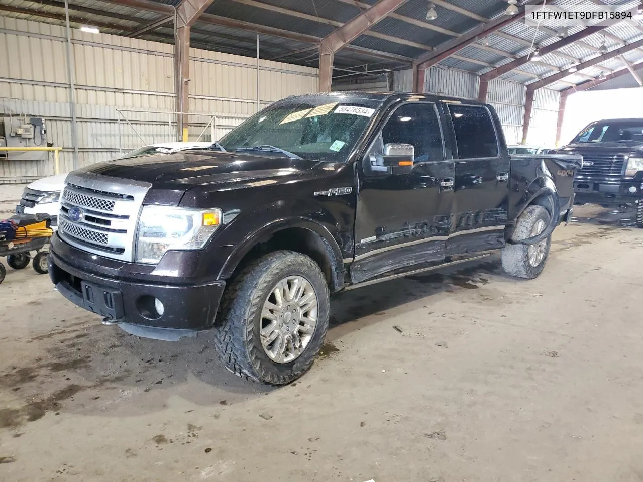 2013 Ford F150 Supercrew VIN: 1FTFW1ET9DFB15894 Lot: 58476534