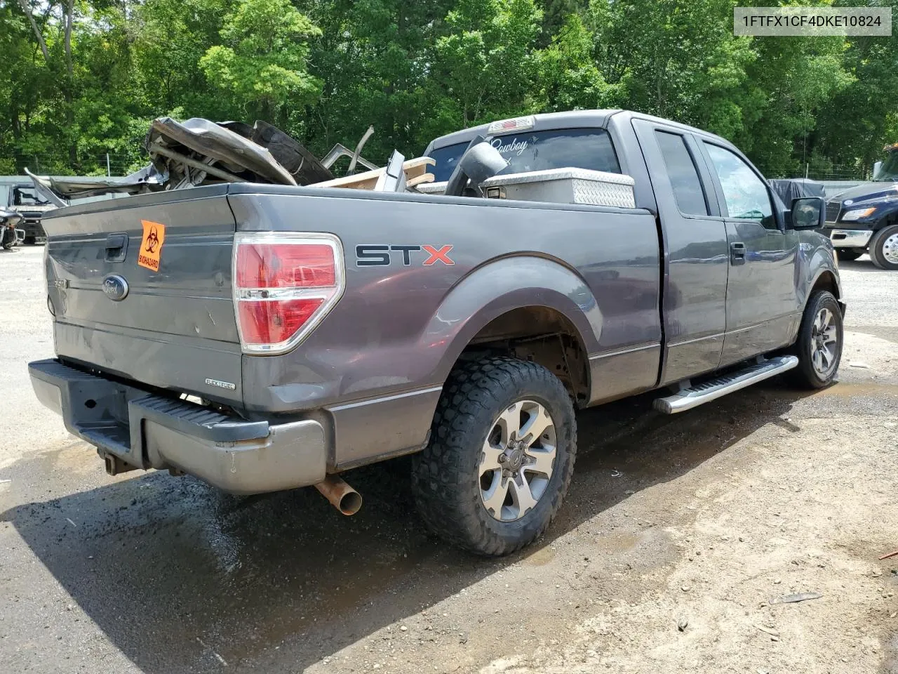 1FTFX1CF4DKE10824 2013 Ford F150 Super Cab