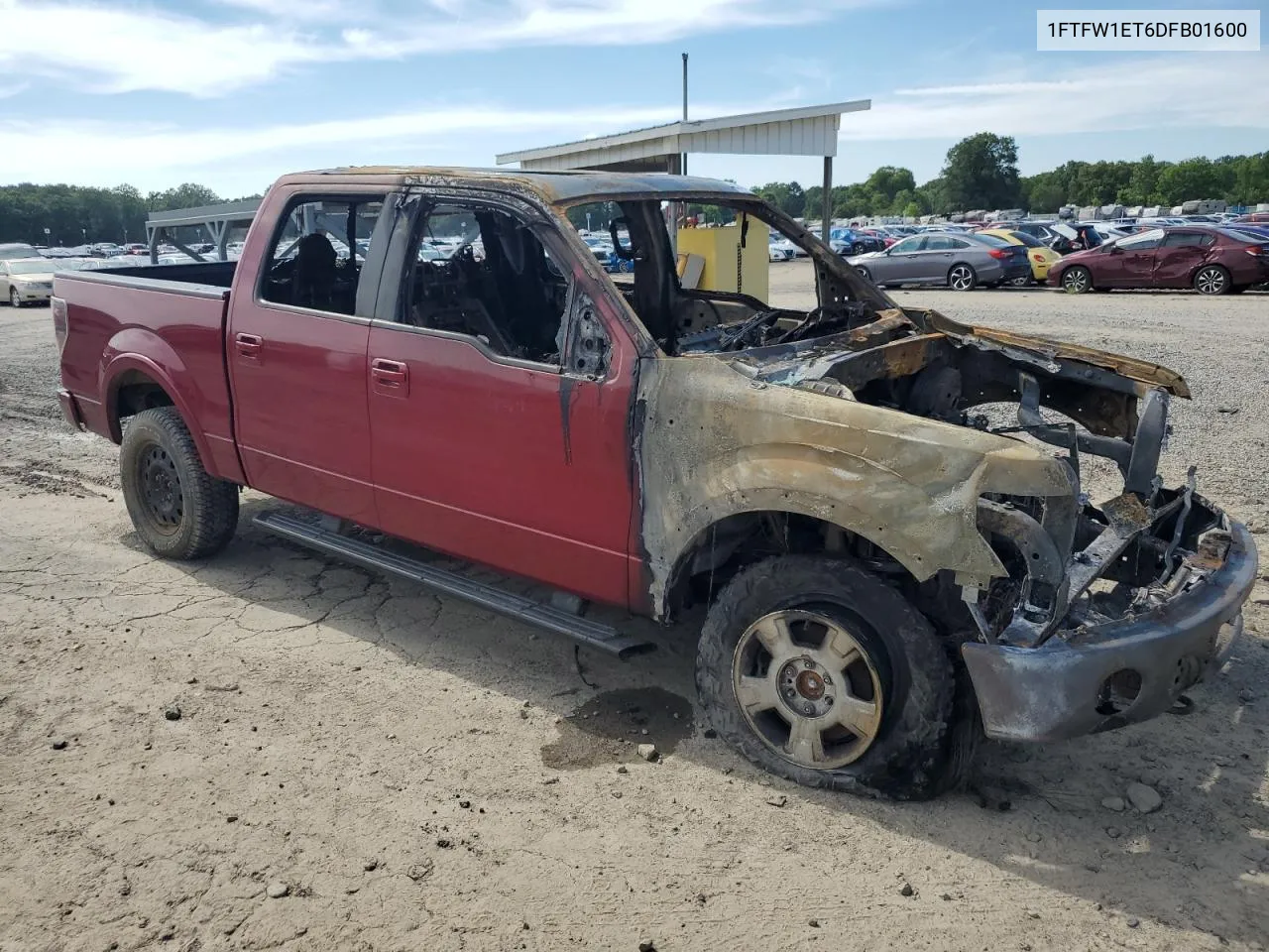 2013 Ford F150 Supercrew VIN: 1FTFW1ET6DFB01600 Lot: 61276204