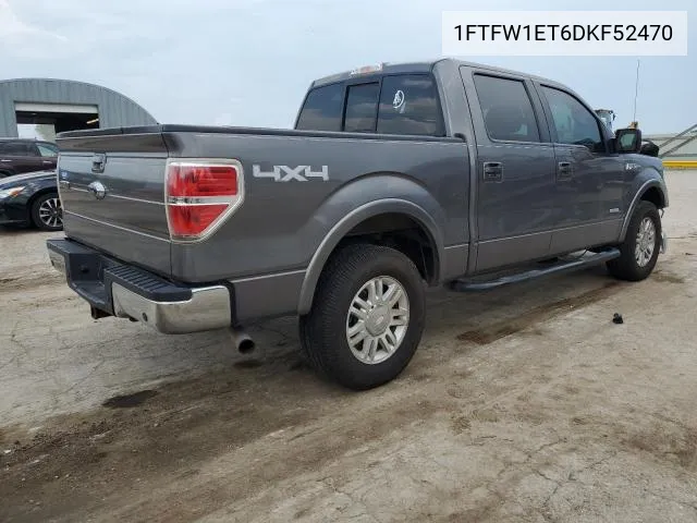 2013 Ford F150 Supercrew VIN: 1FTFW1ET6DKF52470 Lot: 61401954