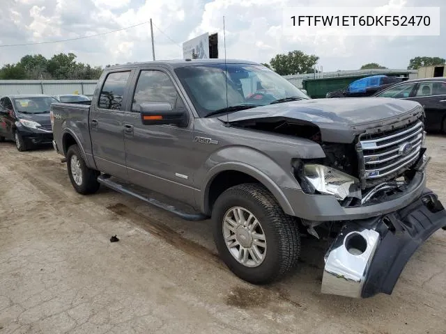 1FTFW1ET6DKF52470 2013 Ford F150 Supercrew