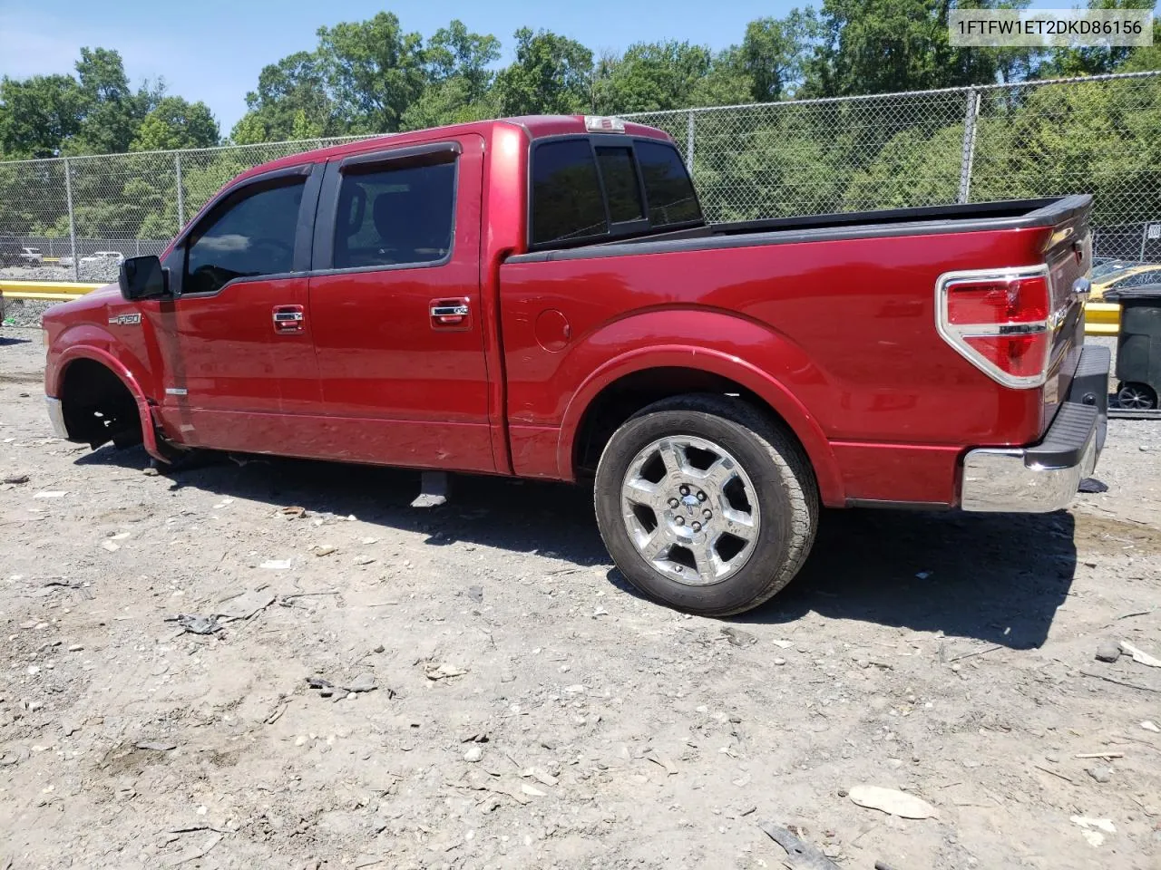 2013 Ford F150 Supercrew VIN: 1FTFW1ET2DKD86156 Lot: 61675284