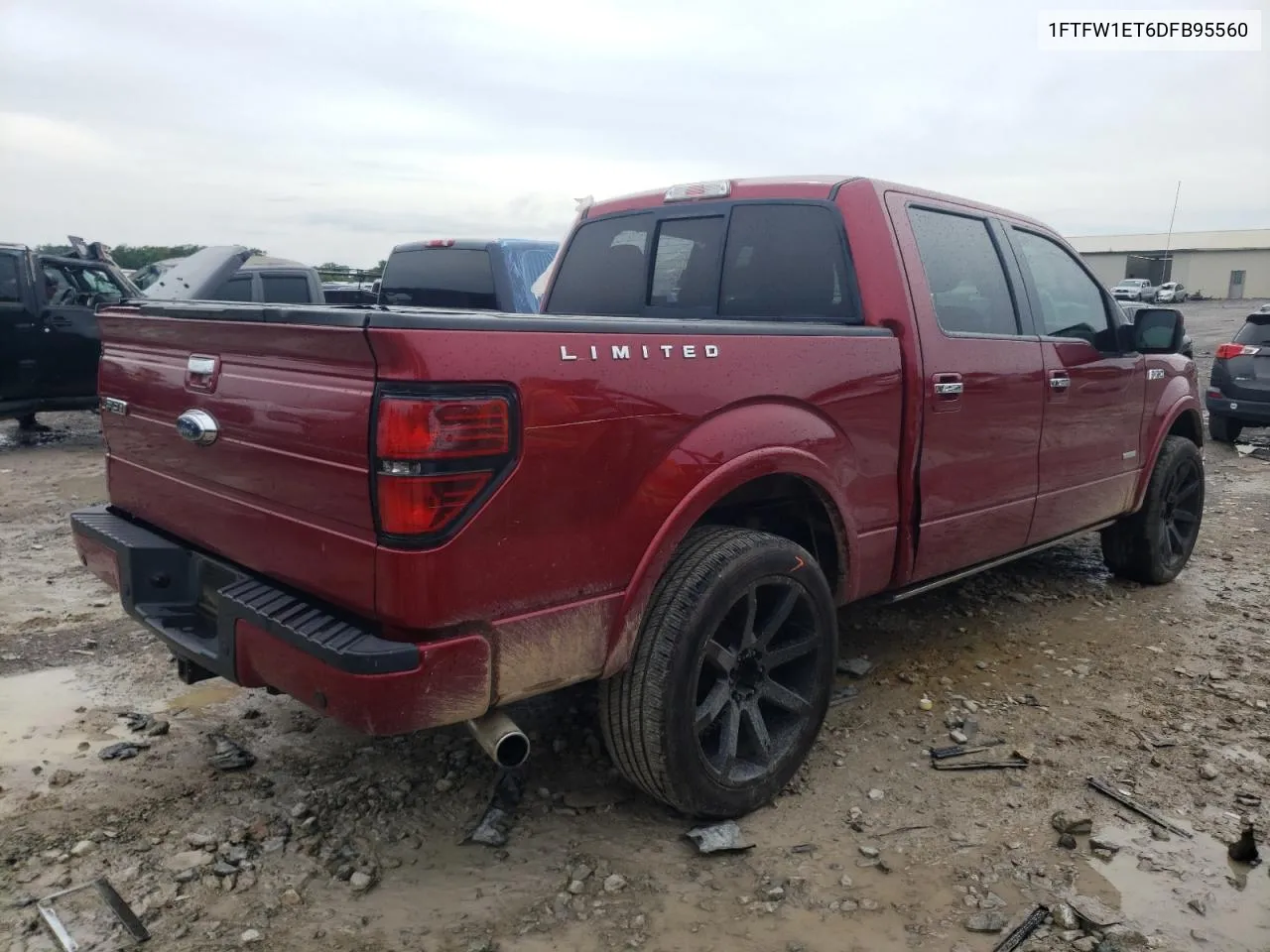 2013 Ford F150 Supercrew VIN: 1FTFW1ET6DFB95560 Lot: 61761054