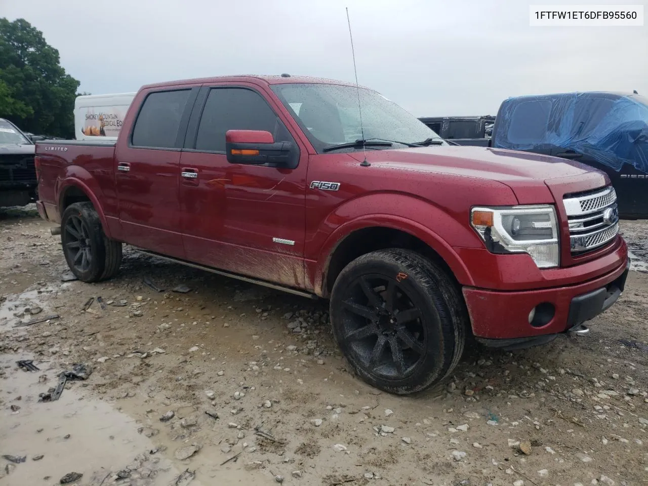 1FTFW1ET6DFB95560 2013 Ford F150 Supercrew