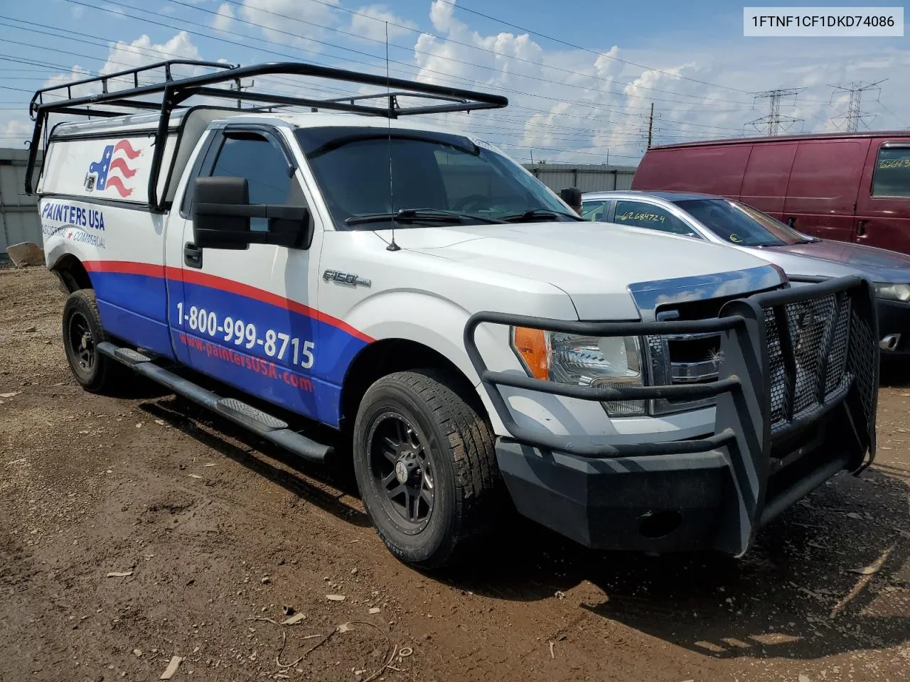 2013 Ford F150 VIN: 1FTNF1CF1DKD74086 Lot: 62031274