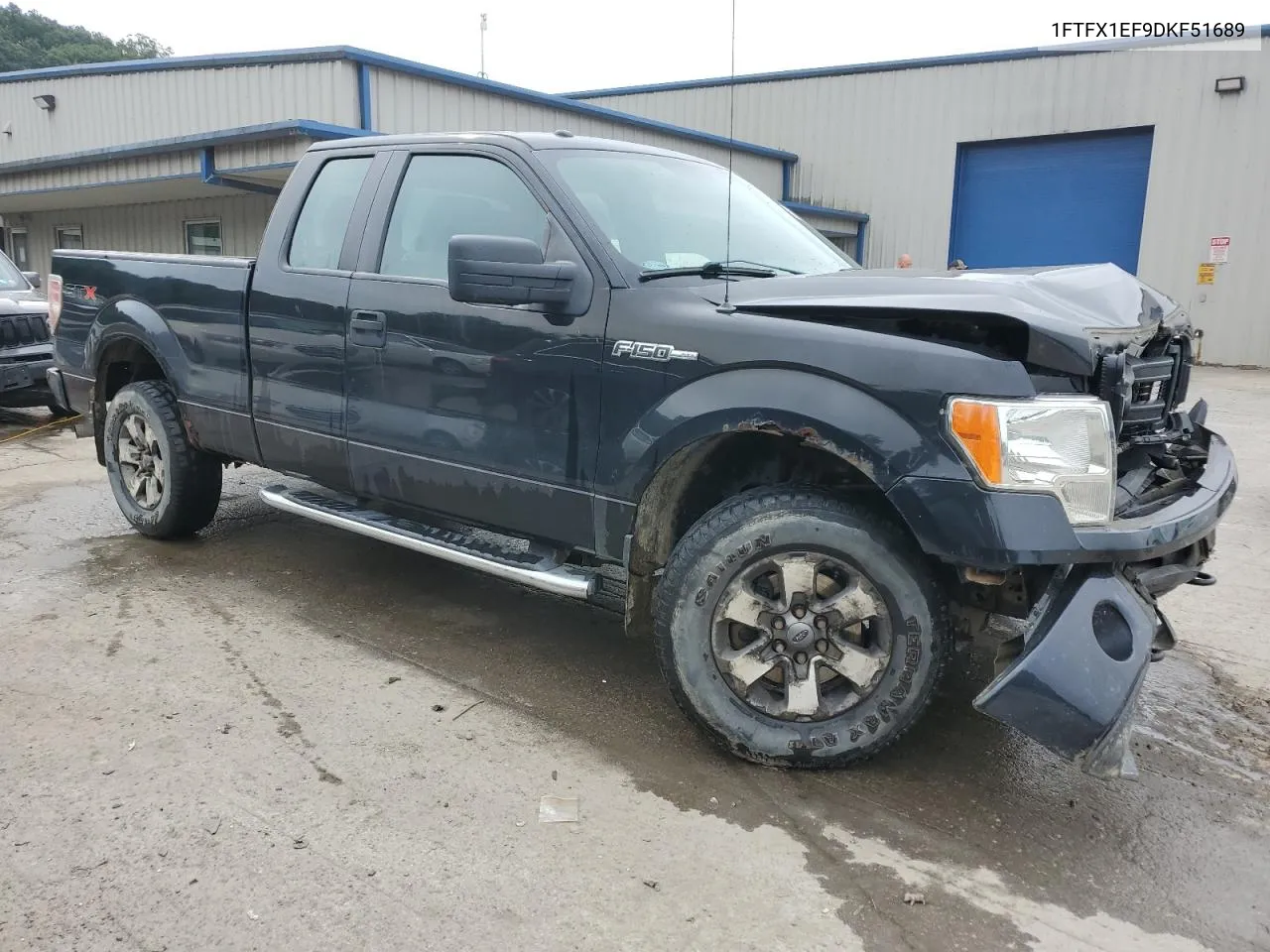 2013 Ford F150 Super Cab VIN: 1FTFX1EF9DKF51689 Lot: 62066774