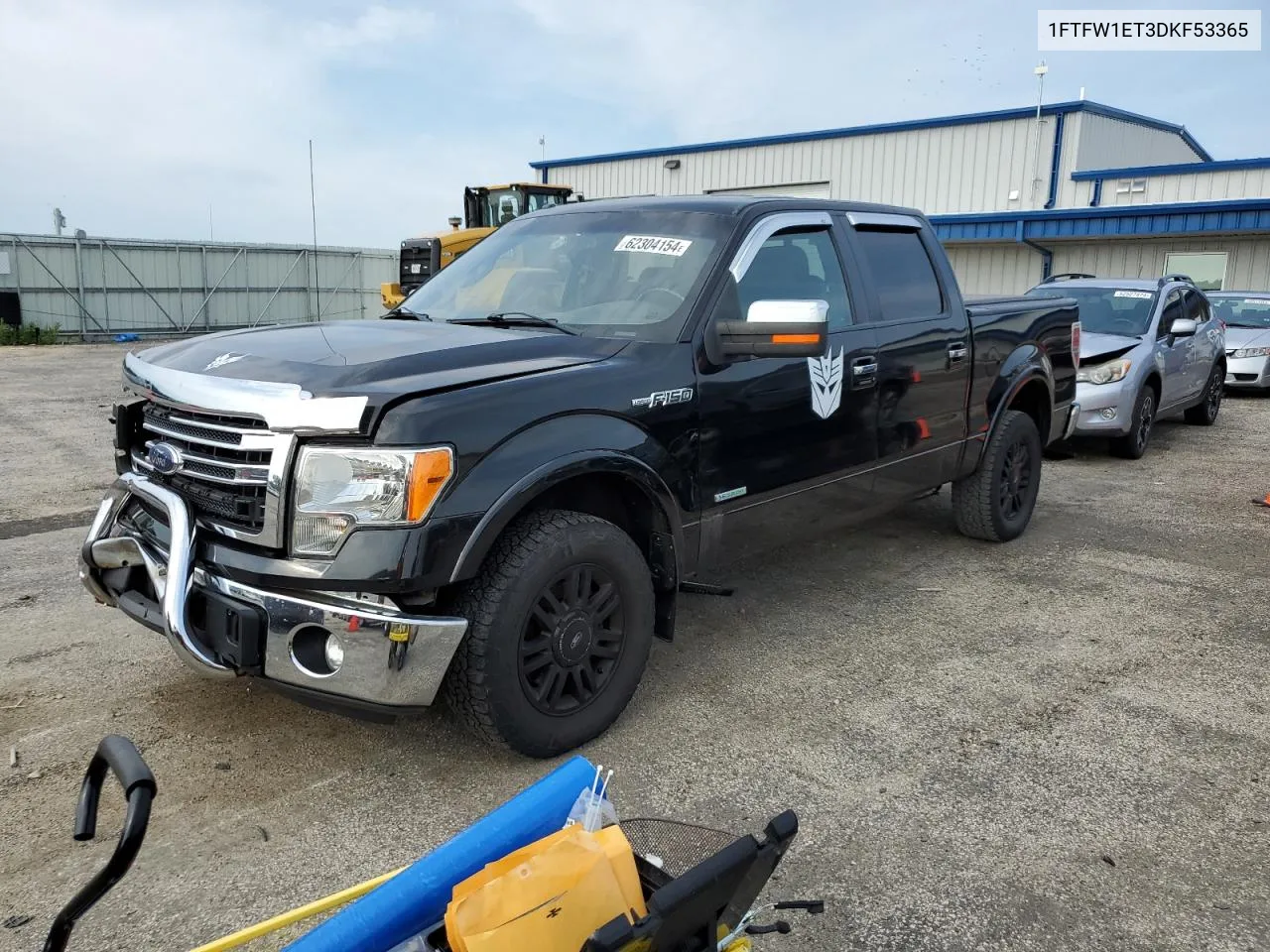 1FTFW1ET3DKF53365 2013 Ford F150 Supercrew